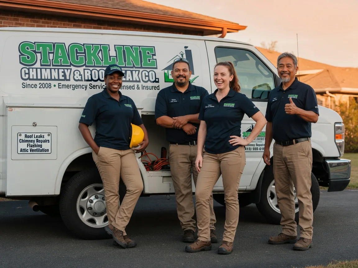 Chimney flashing repair company in Caldwell, OH